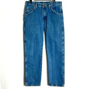 Wrangler Men's Regular Fit 32x30 Medium Wash Blue Denim Jeans 96501DS